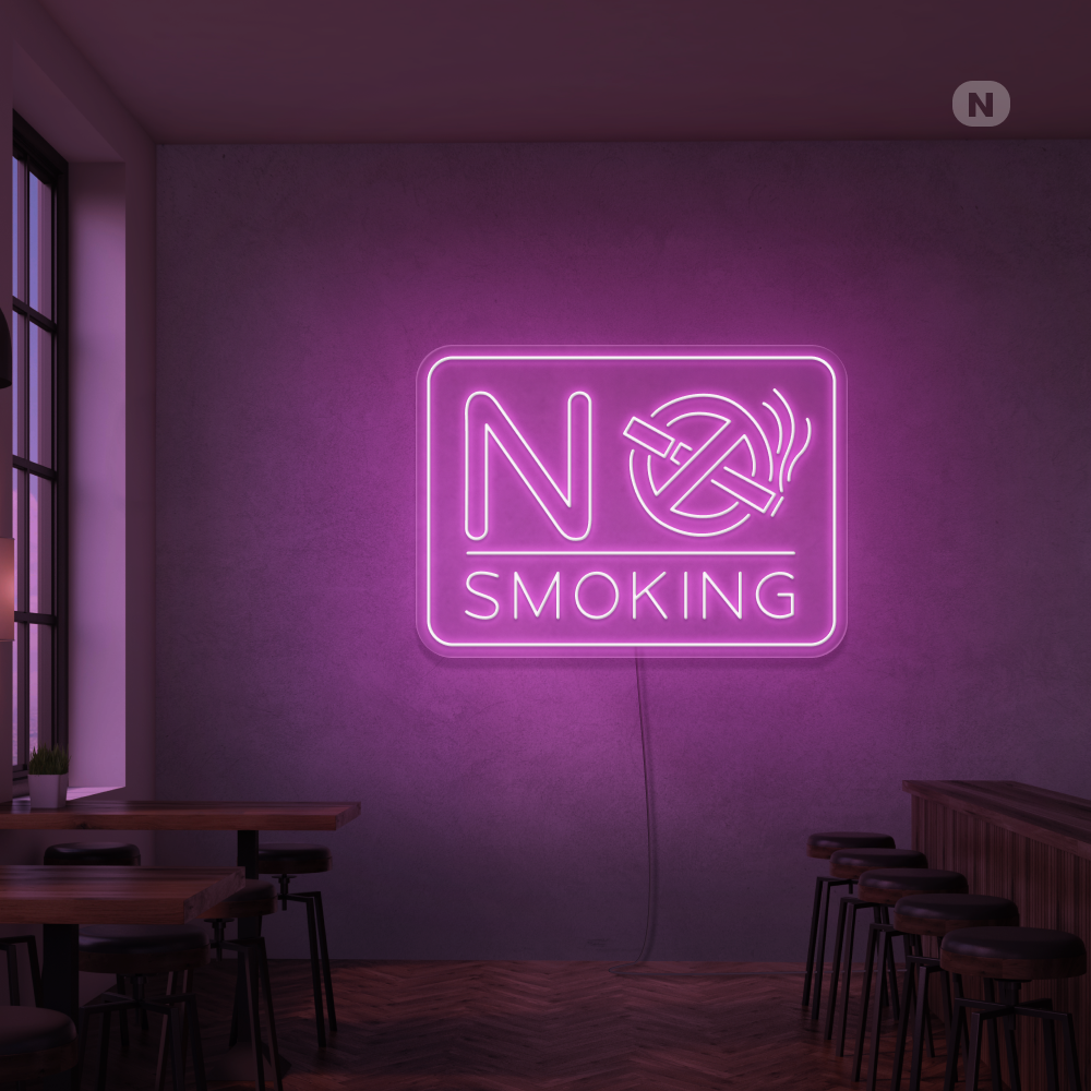 Neonskilt No Smoking