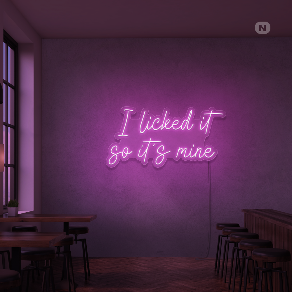 Neonskilt I Liked it so its mine