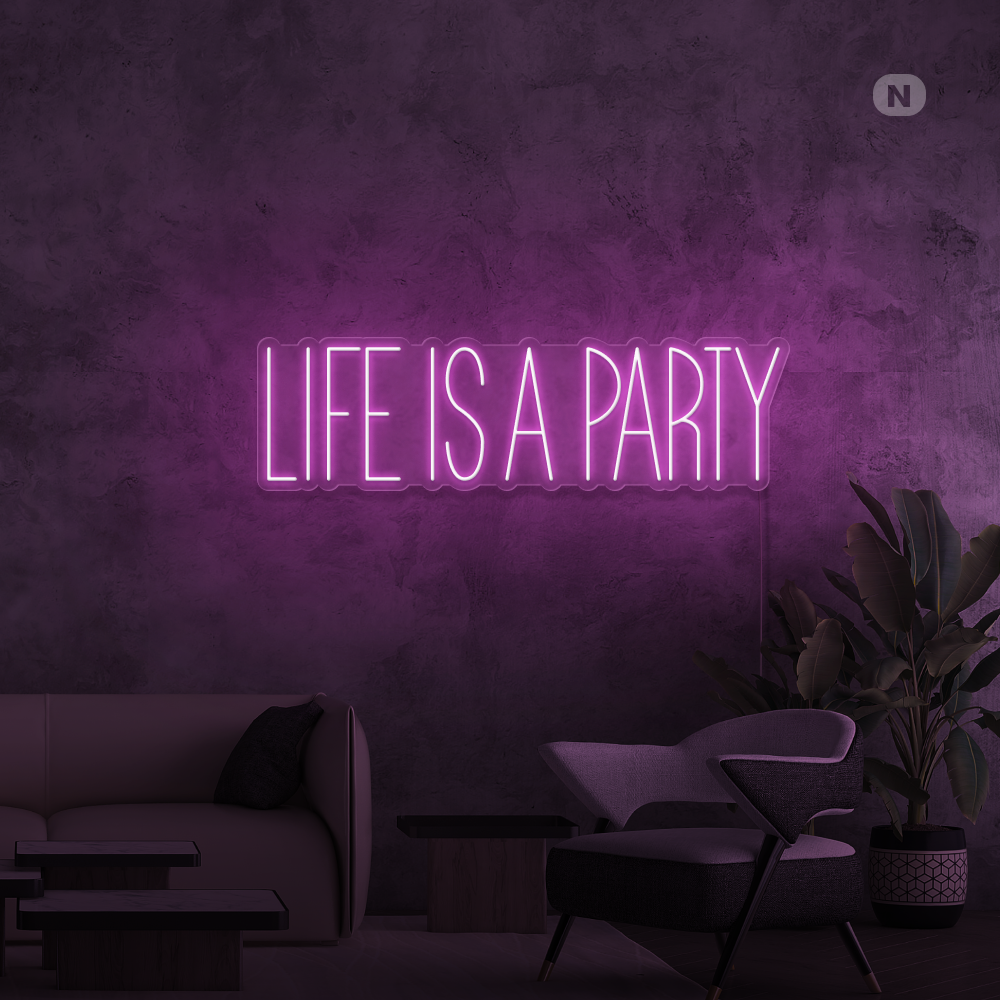 Neonskilt Party