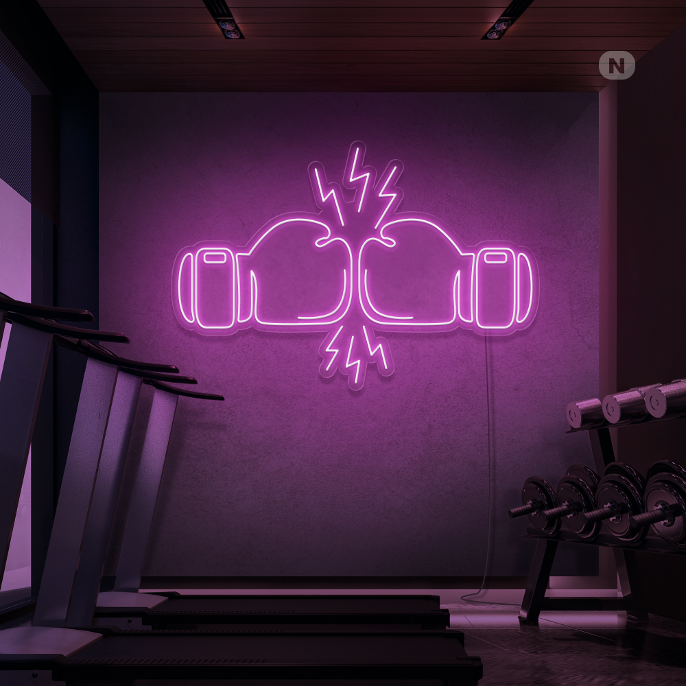 Neonskilt Boksing