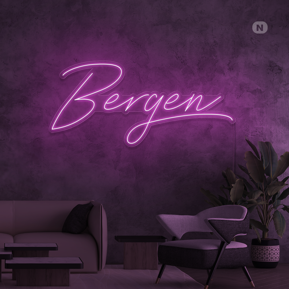 Neonskilt Bergen