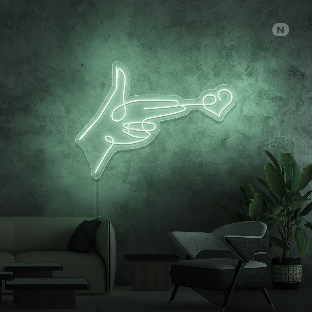 Neonskilt Lovestarget