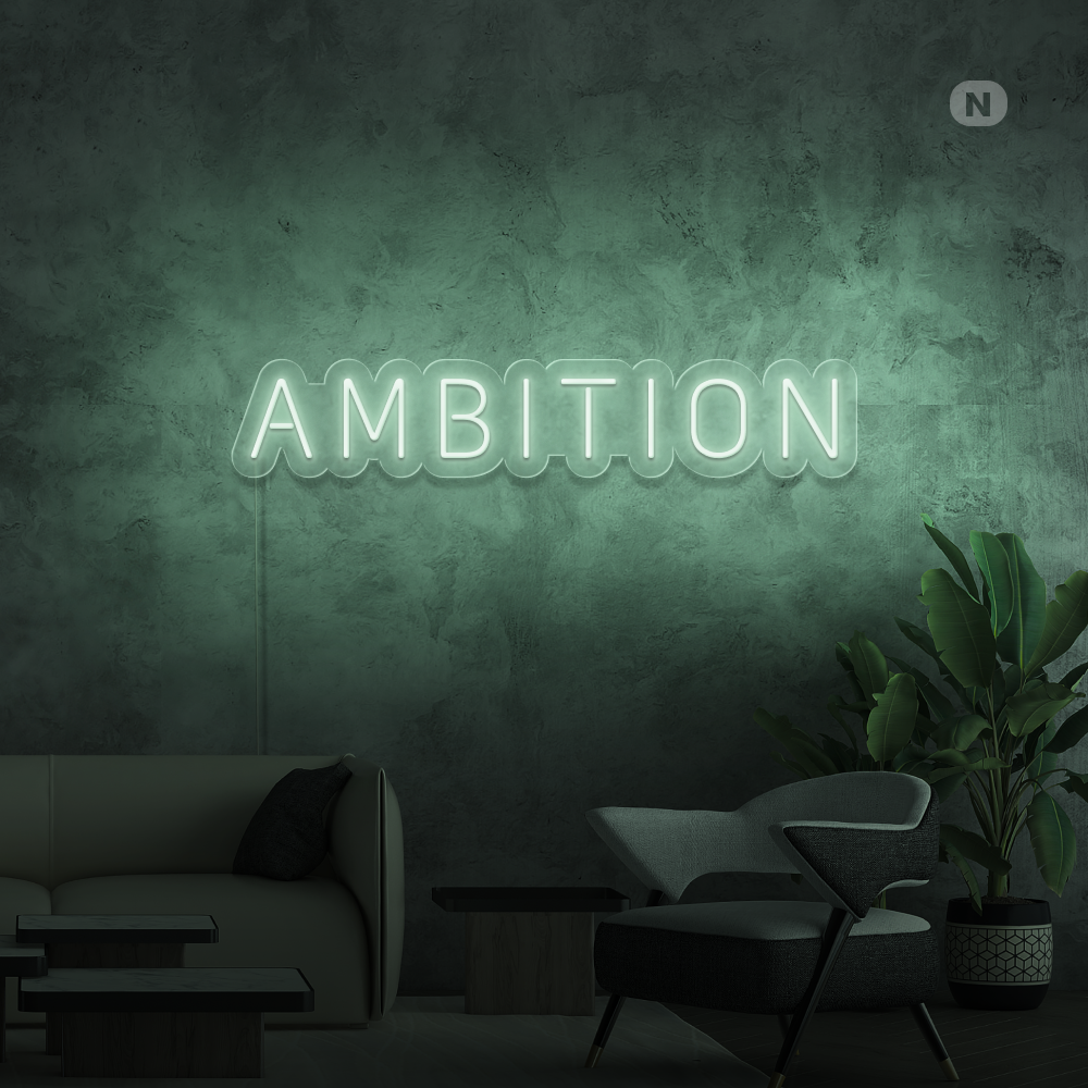 Neonskilt Ambition