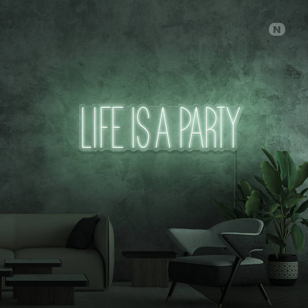 Neonskilt Party