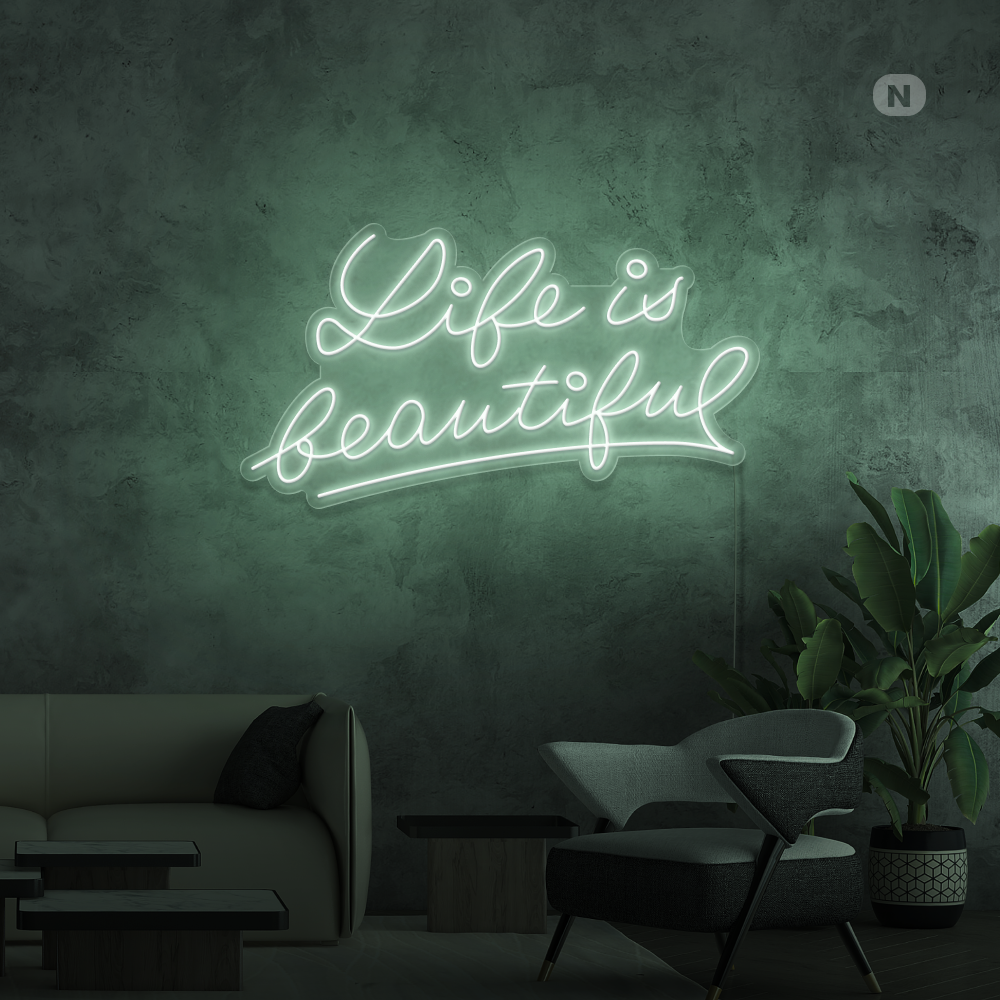 Neonskilt Life Quote 2