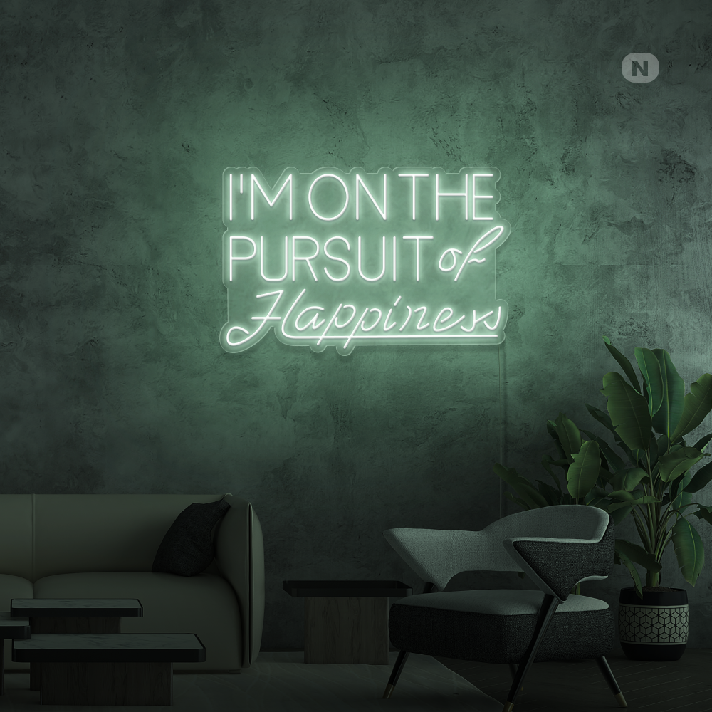 Neonskilt Hapiness
