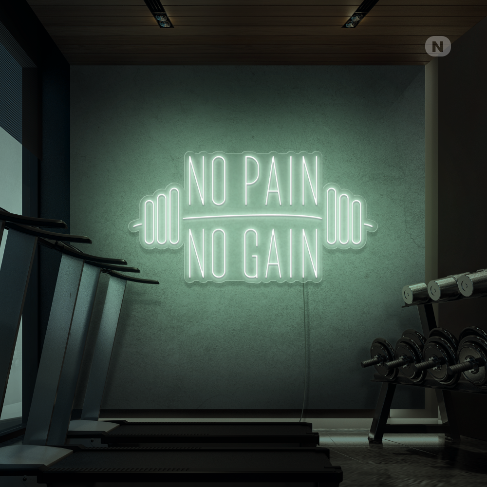 Neonskilt No Pain No Gain