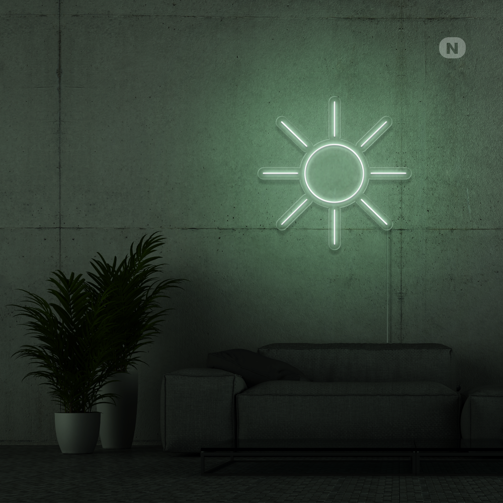 Neonskilt sol