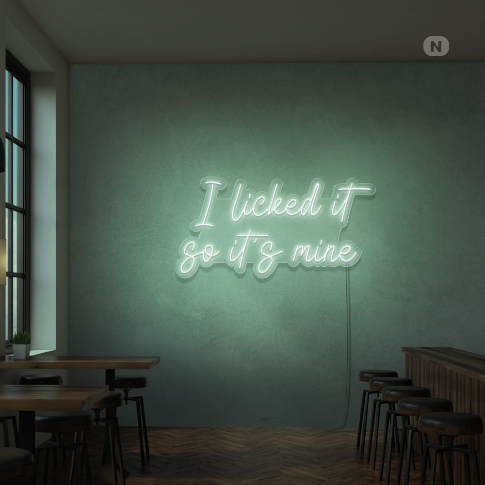 Neonskilt I Liked it so its mine