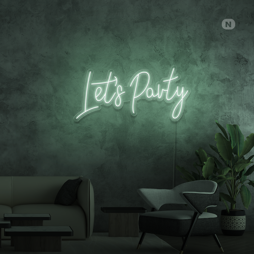 Neonskilt Lets Party