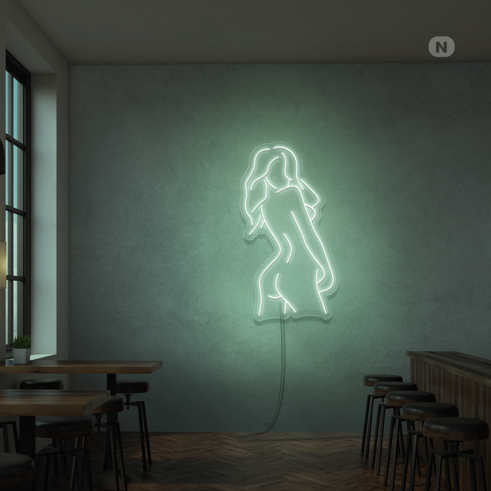 Neonskilt Eksotisk jente