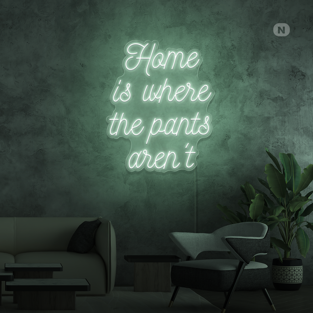 Neonskilt Quote Home