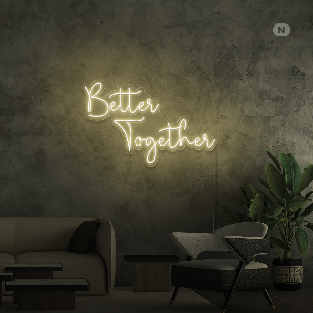Neonskilt Better Together