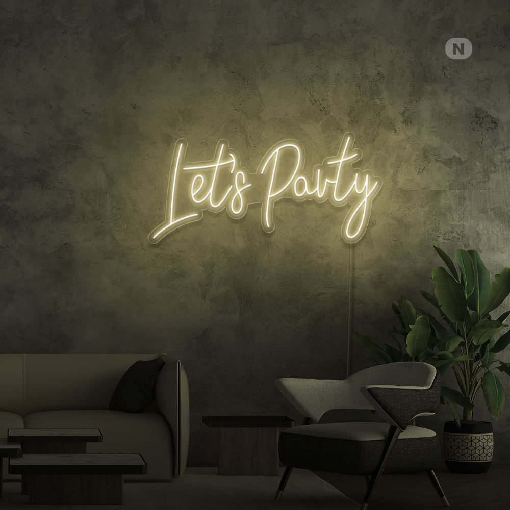 Neonskilt Lets Party