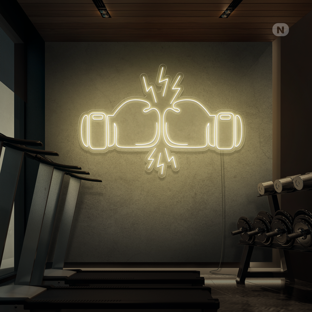 Neonskilt Boksing