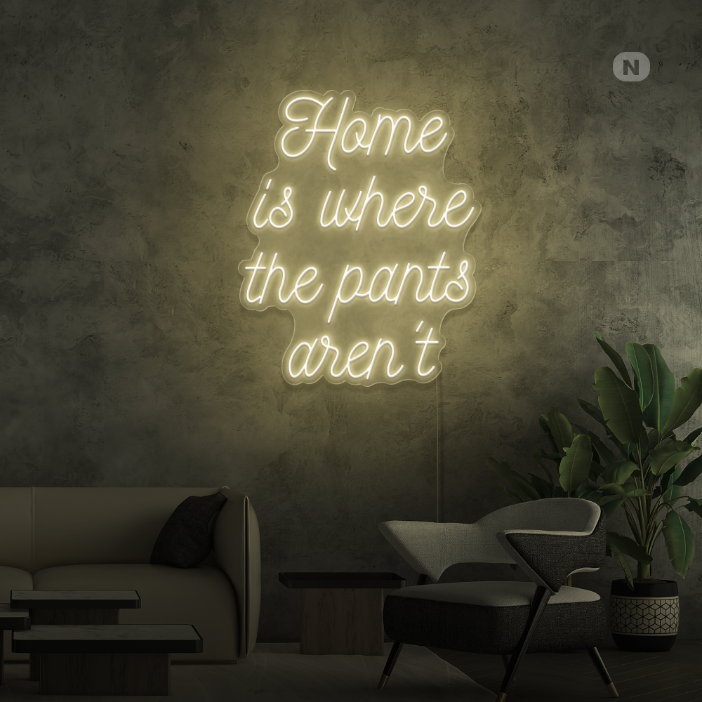 Neonskilt Quote Home