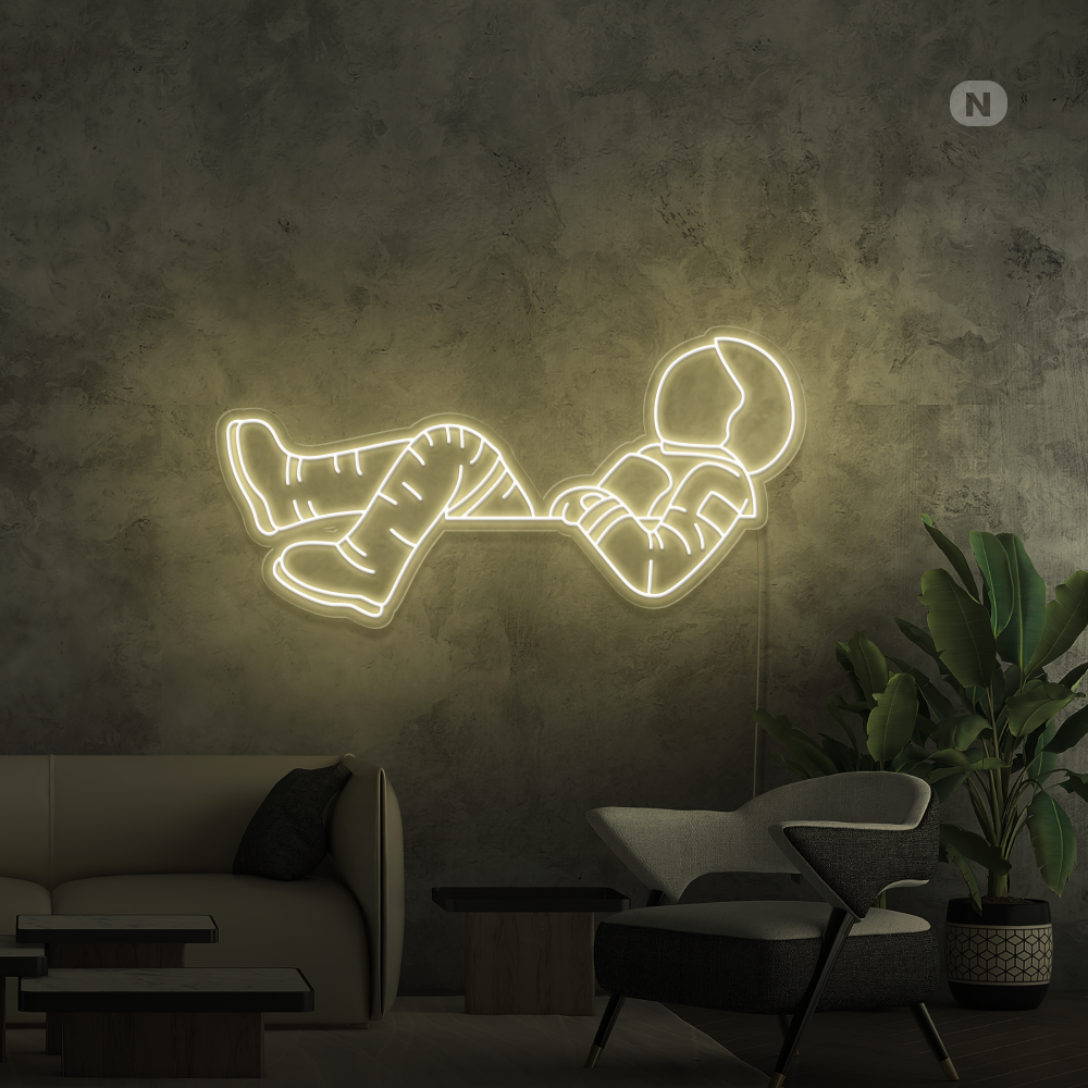 Neonskilt Astronaut