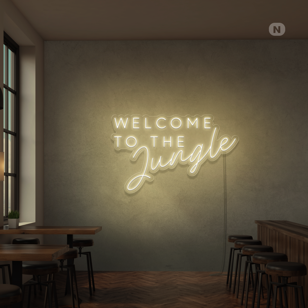 Neonskilt Welcome to the Jungle