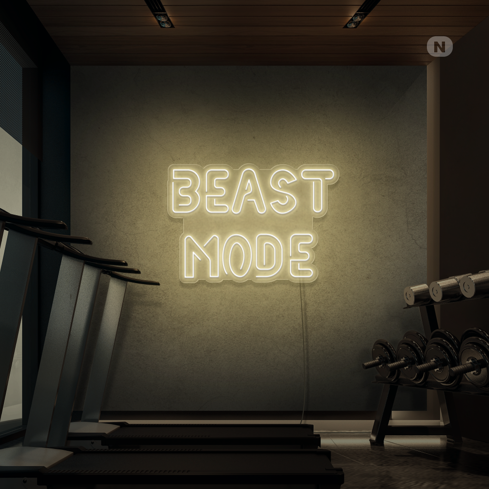 Neonskilt Beast Mode