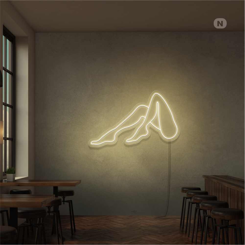 Neonskilt Legs for kvinner
