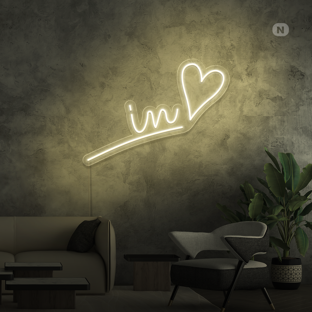Neonskilt In Love