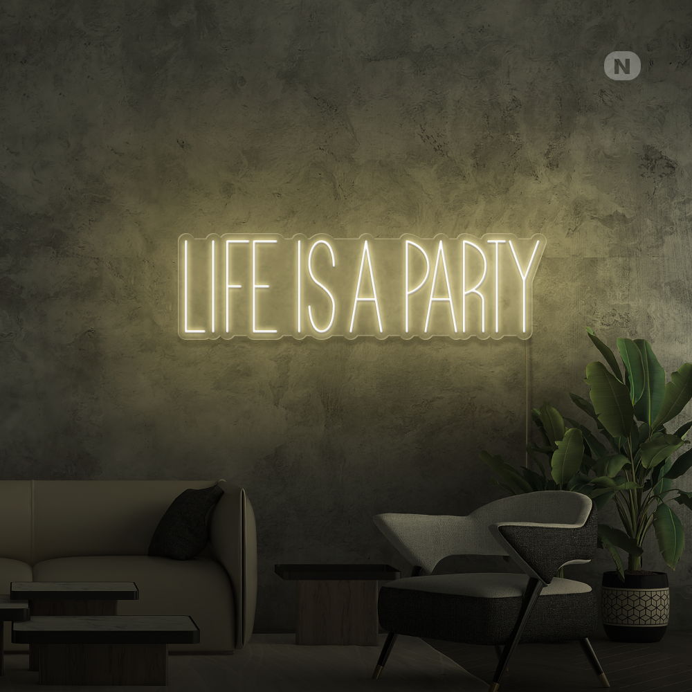 Neonskilt Party