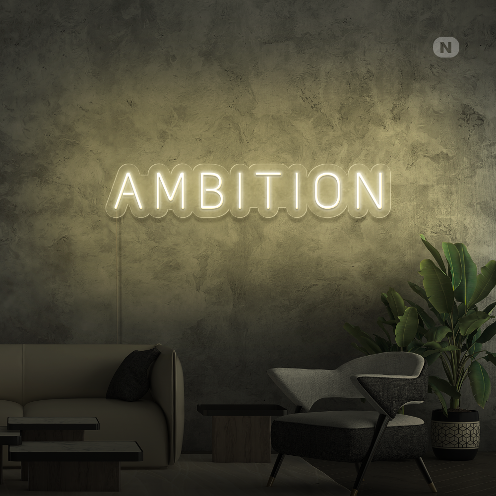 Neonskilt Ambition