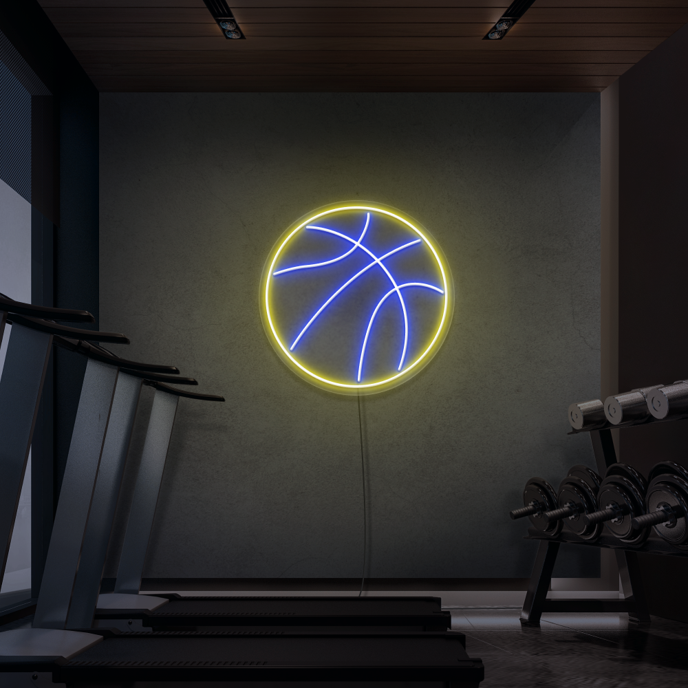 Neonskilt Basketball