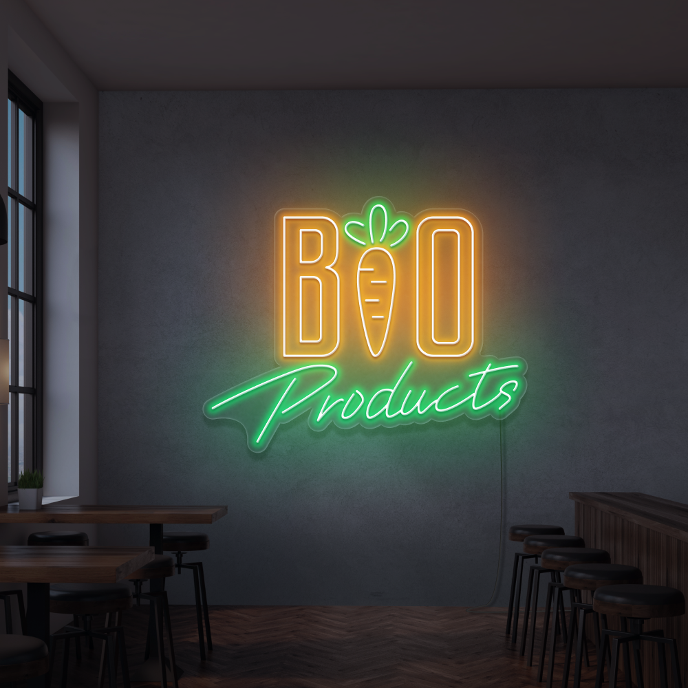 Neonskilt Bio Products