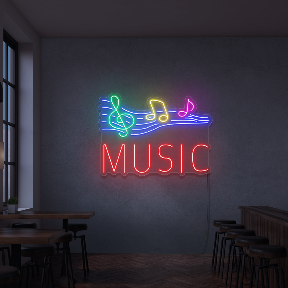 Neonskilt Music
