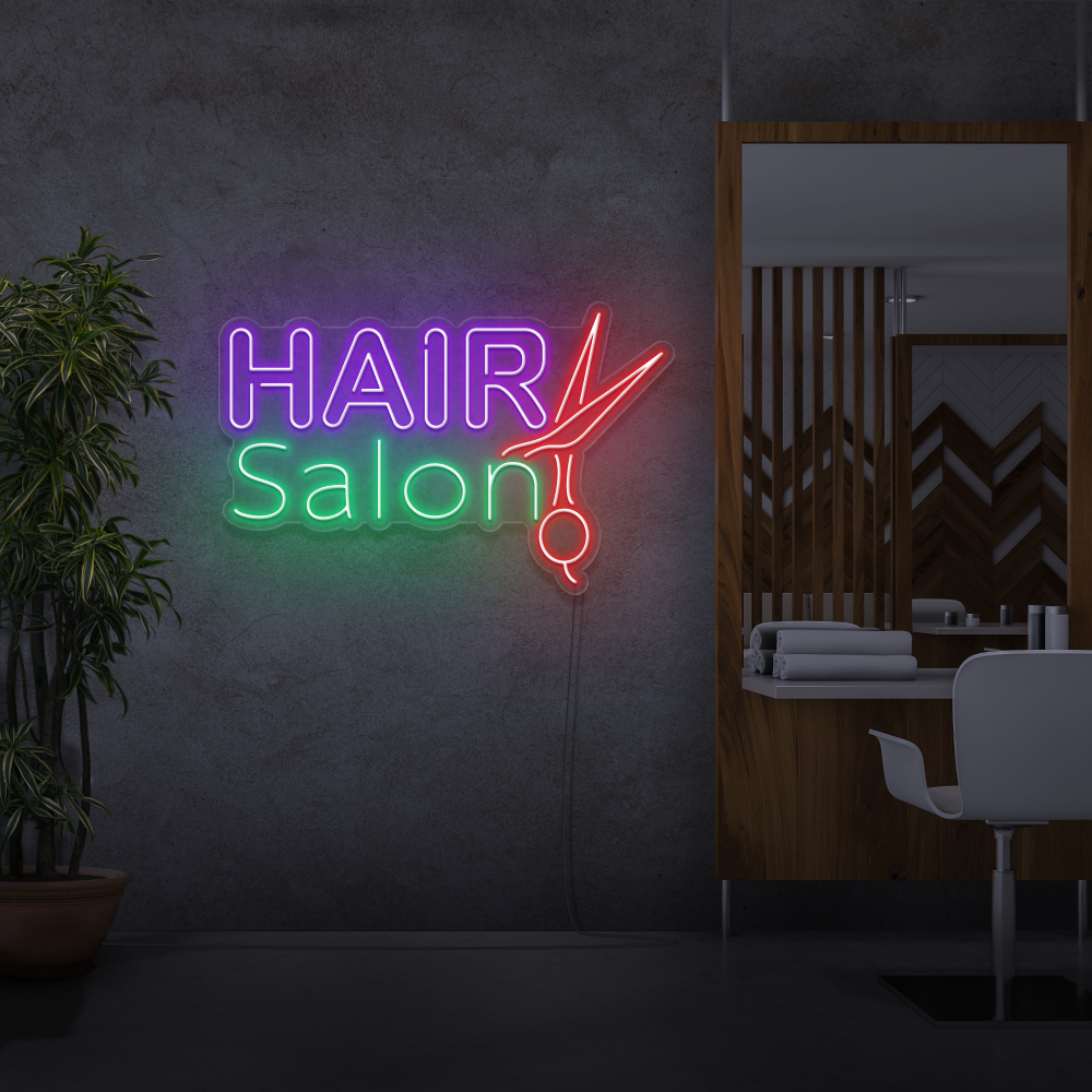 Neonskilt Hair Salon