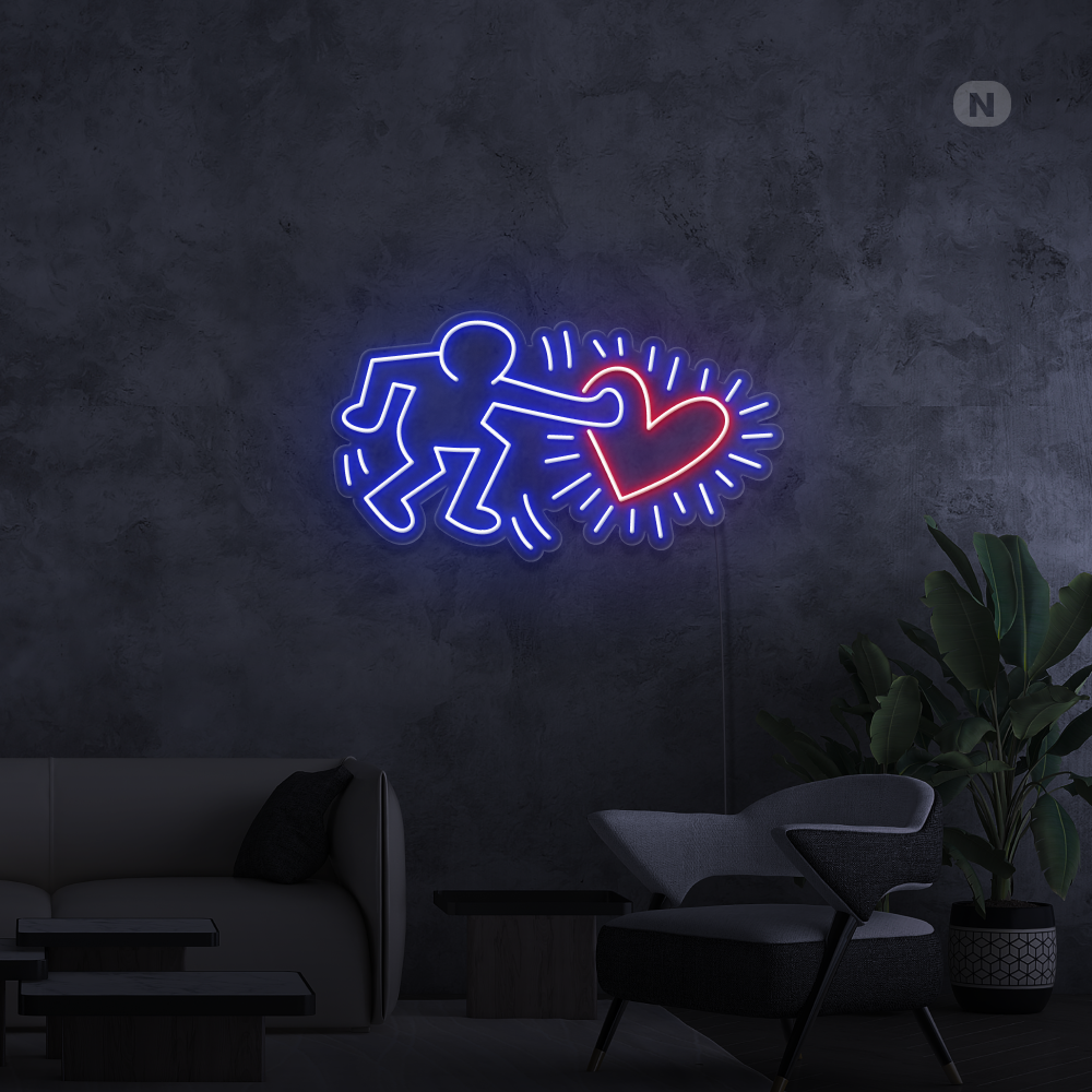 Neonskilt Send Love Art