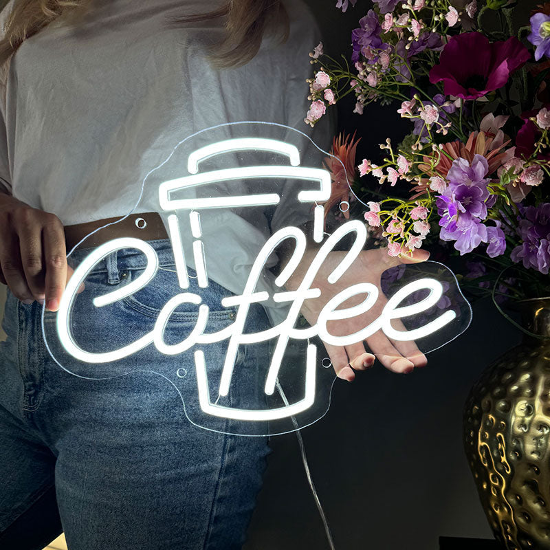 Neonskilt Kaffe