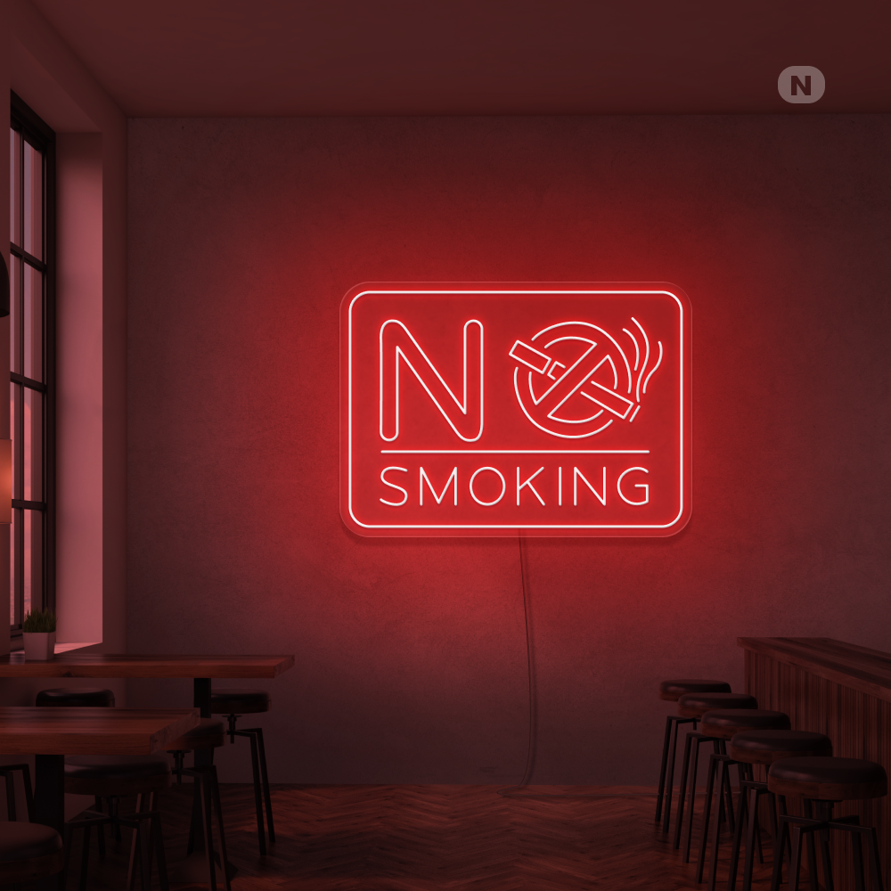 Neonskilt No Smoking