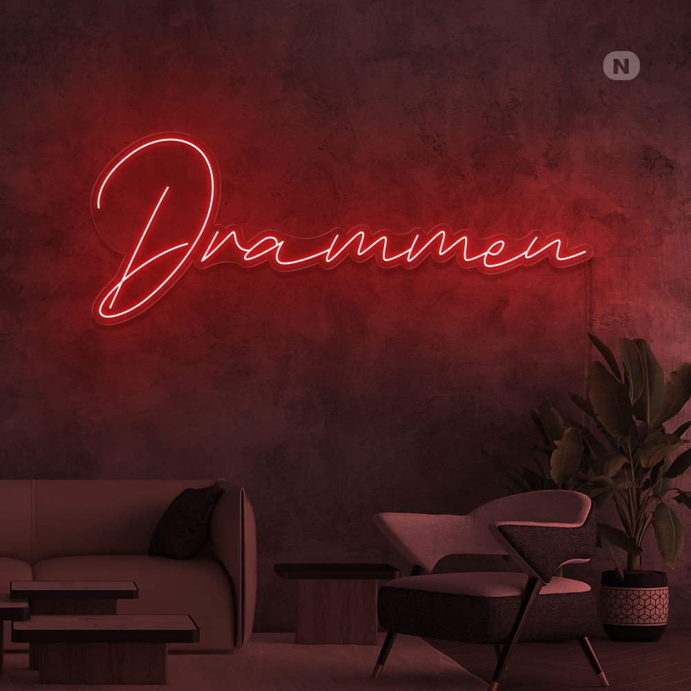Neonskilt Drammen