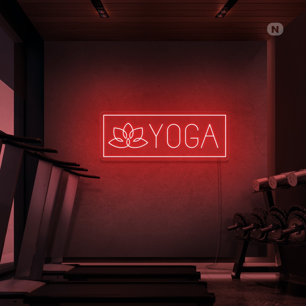 Neonskilt Yoga