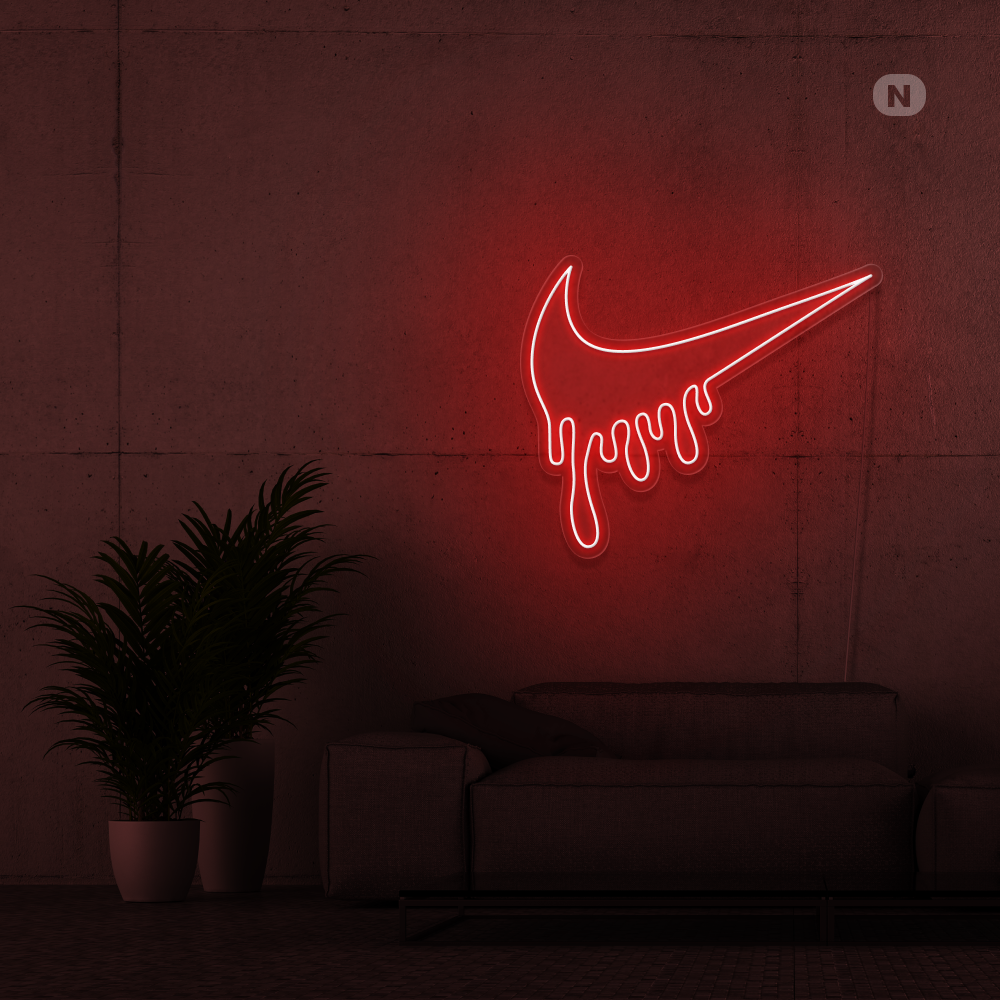 Neonskilt Nike Drip