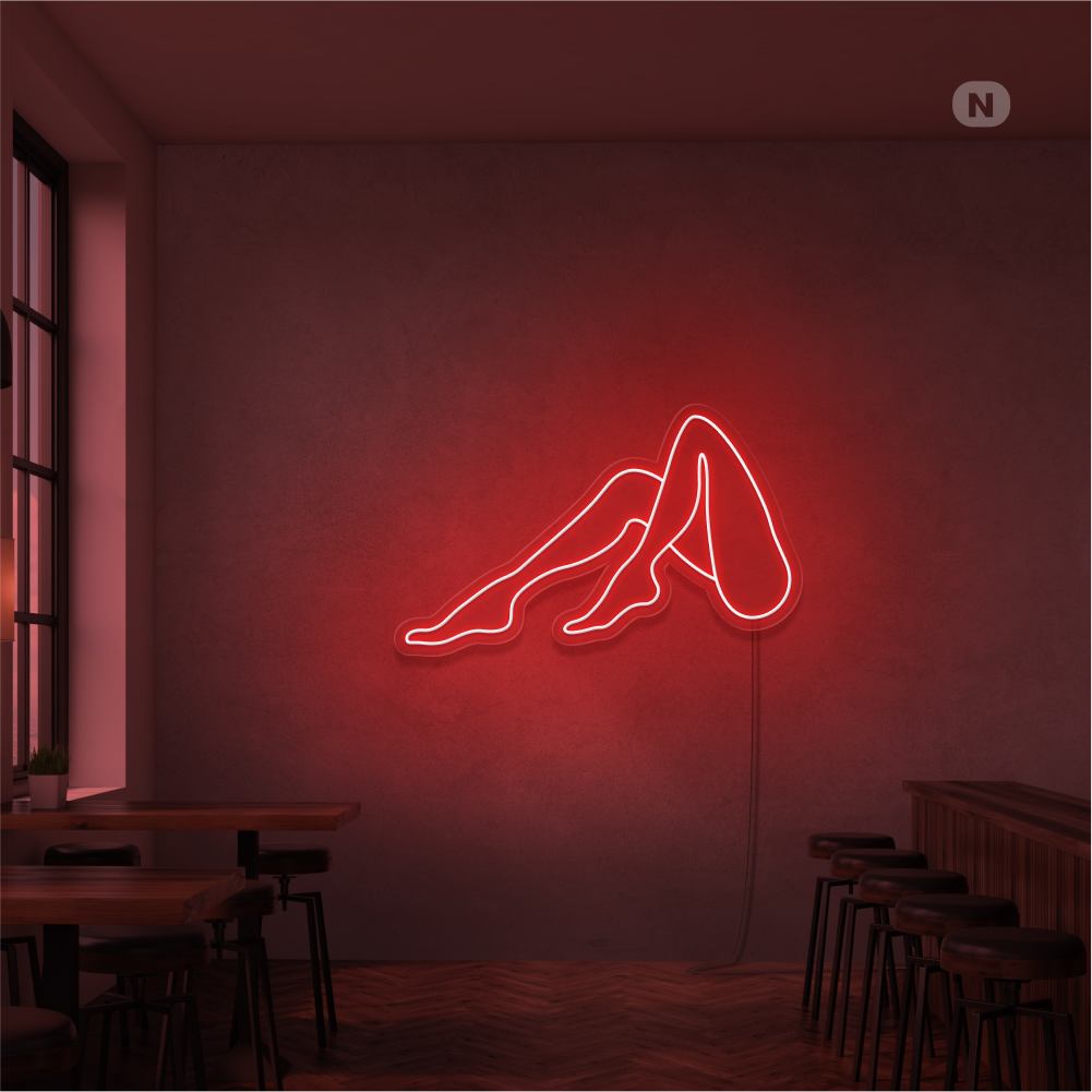 Neonskilt Legs for kvinner