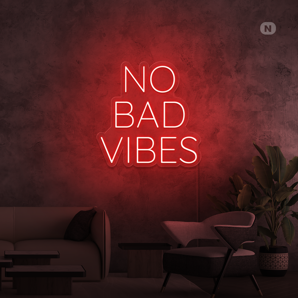 Neonskilt No Bad Vibes