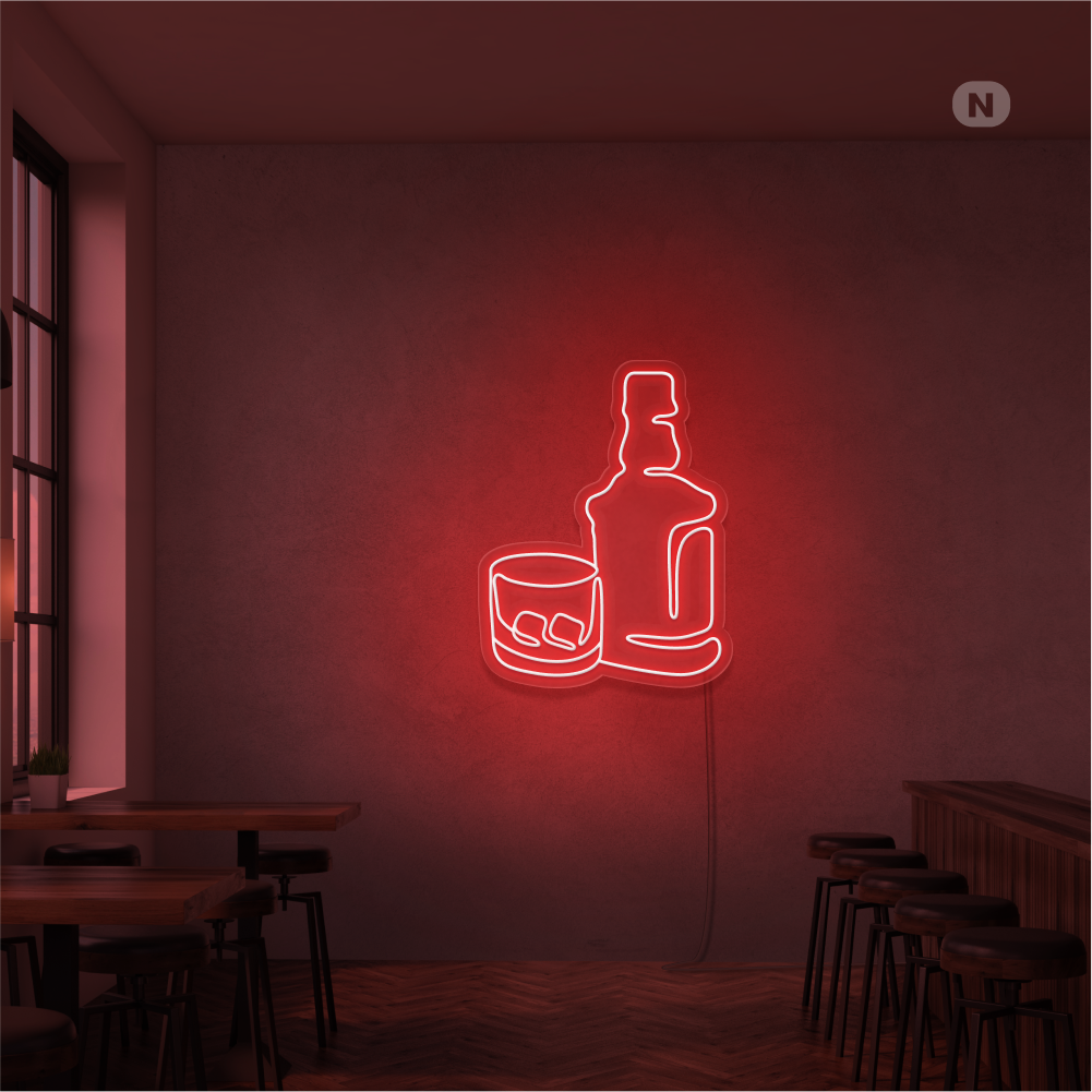 Neonskilt Whisky