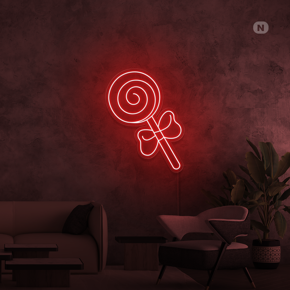 Neonskilt Lollipop