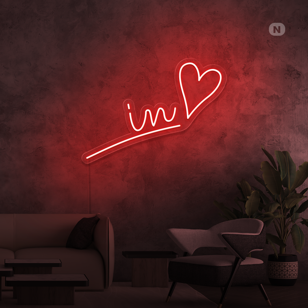 Neonskilt In Love
