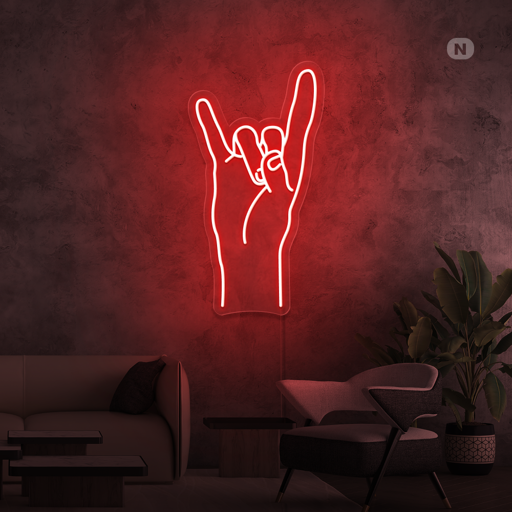 Neonskilt Rock & Roll
