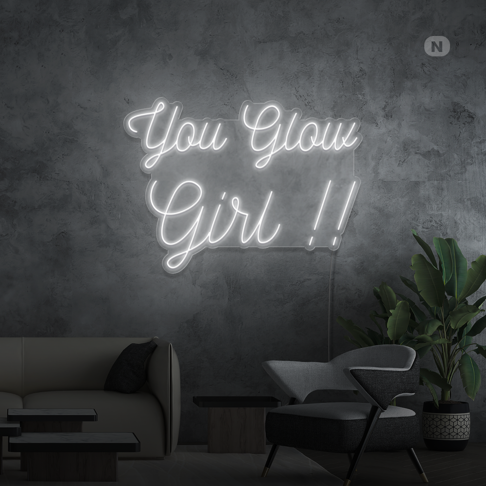 Neonskilt You Glow Girl