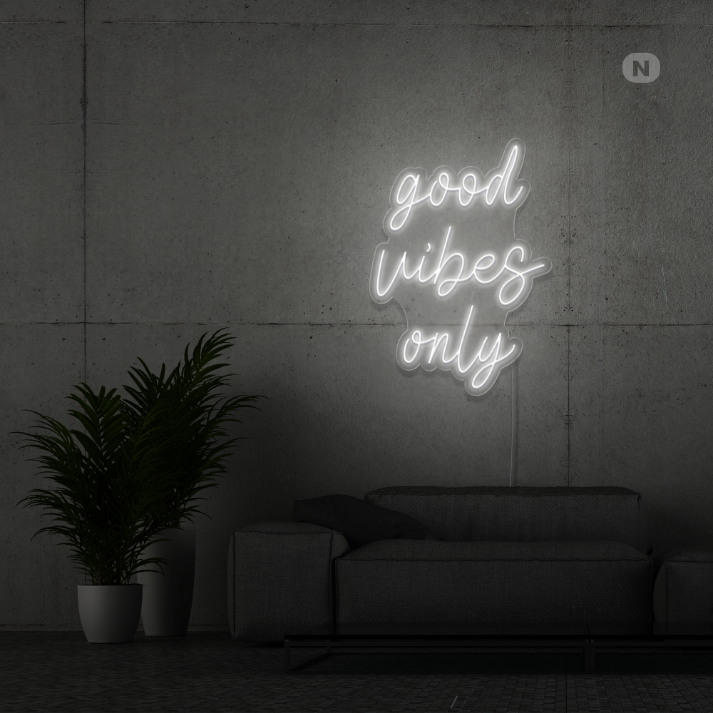 Neonskilt Good Vibes Only