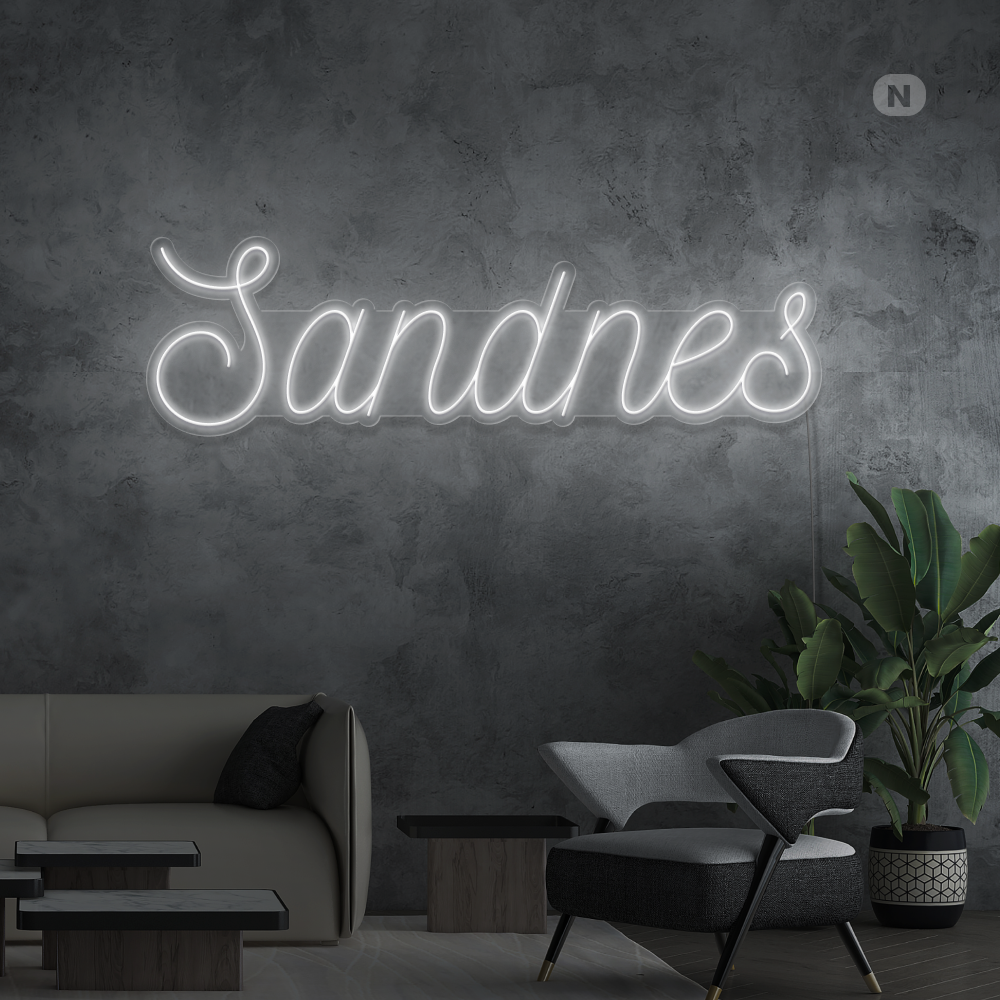 Neonskilt Sandnes