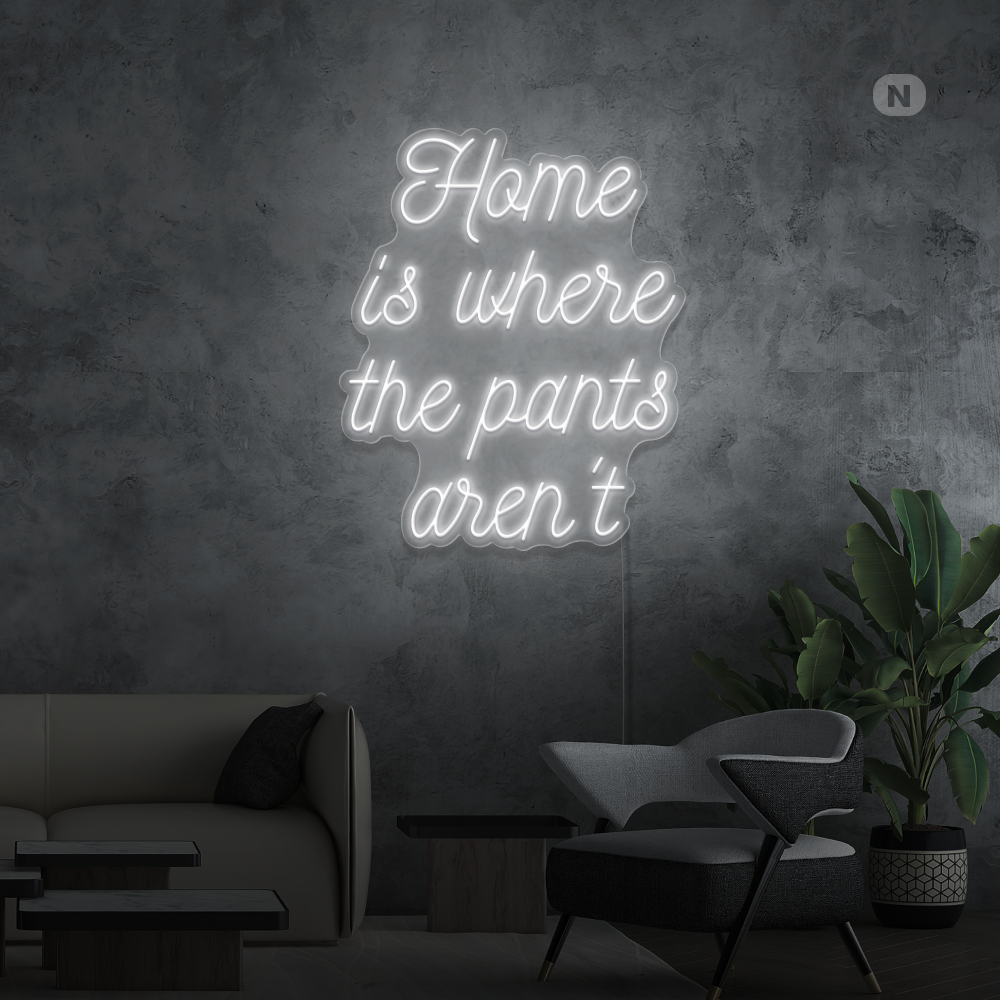 Neonskilt Quote Home