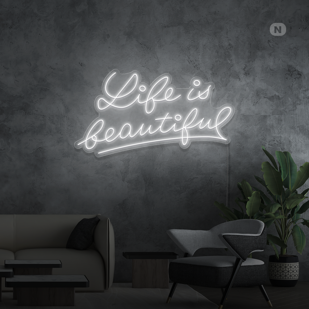 Neonskilt Life Quote 2