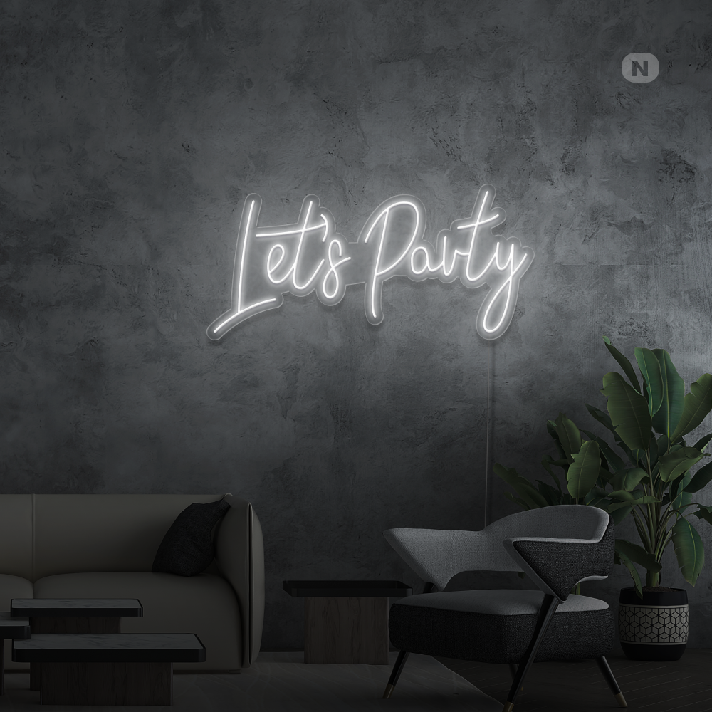 Neonskilt Lets Party