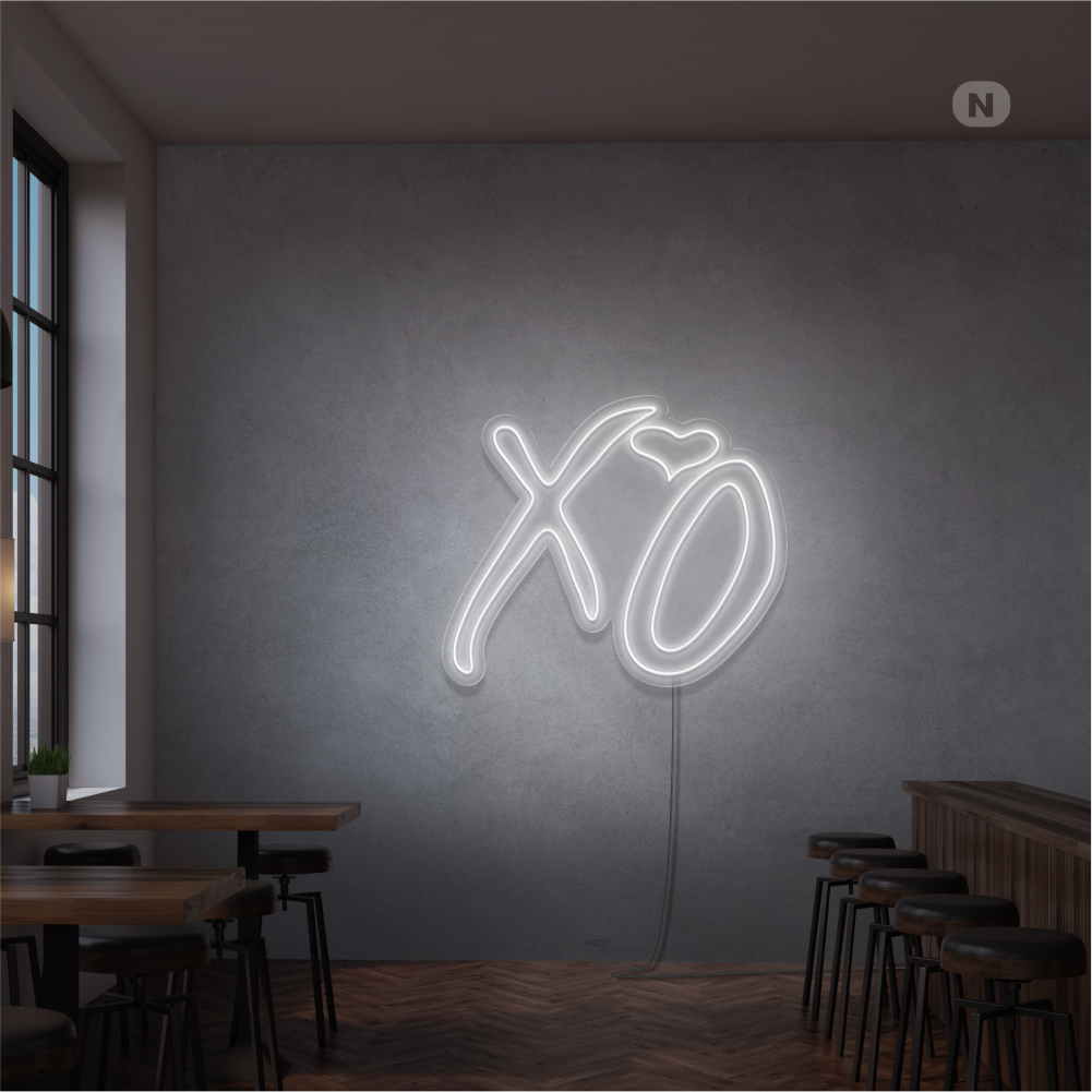 Neonskilt XO